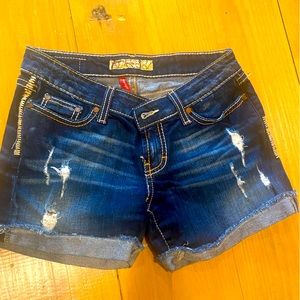 BKE Madison blue Jean shorts, size 26